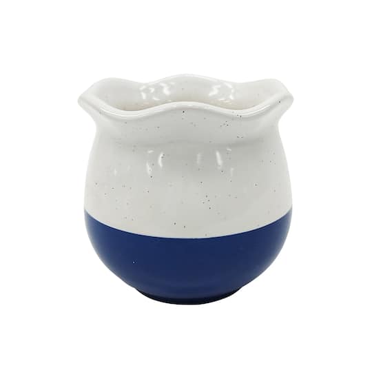 4" Spring Ceramic Smile Planter by Creatology